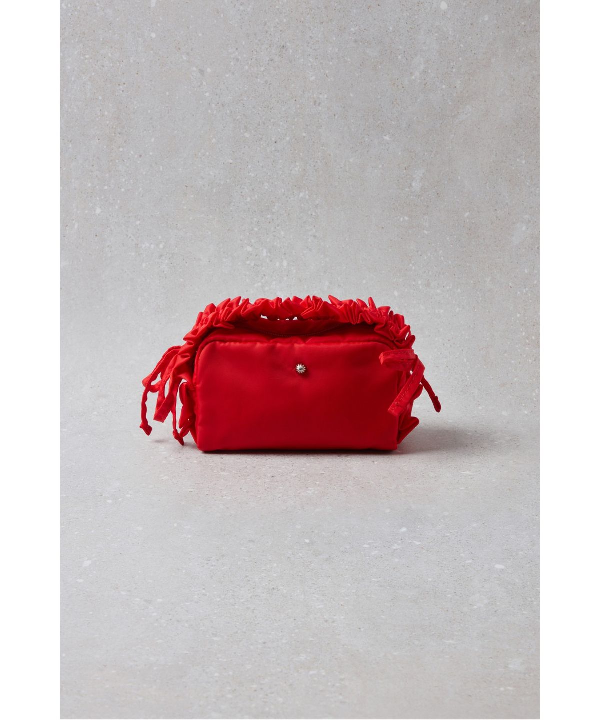 슈콤마보니(SUECOMMA BONNIE) Fev_Ruffle tiny bag(red)_DFBAA25503RED