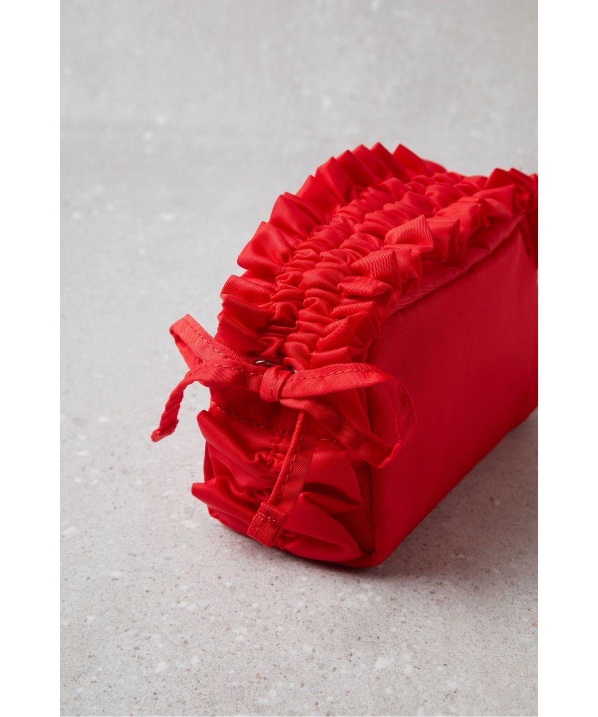 슈콤마보니(SUECOMMA BONNIE) Fev_Ruffle tiny bag(red)_DFBAA25503RED