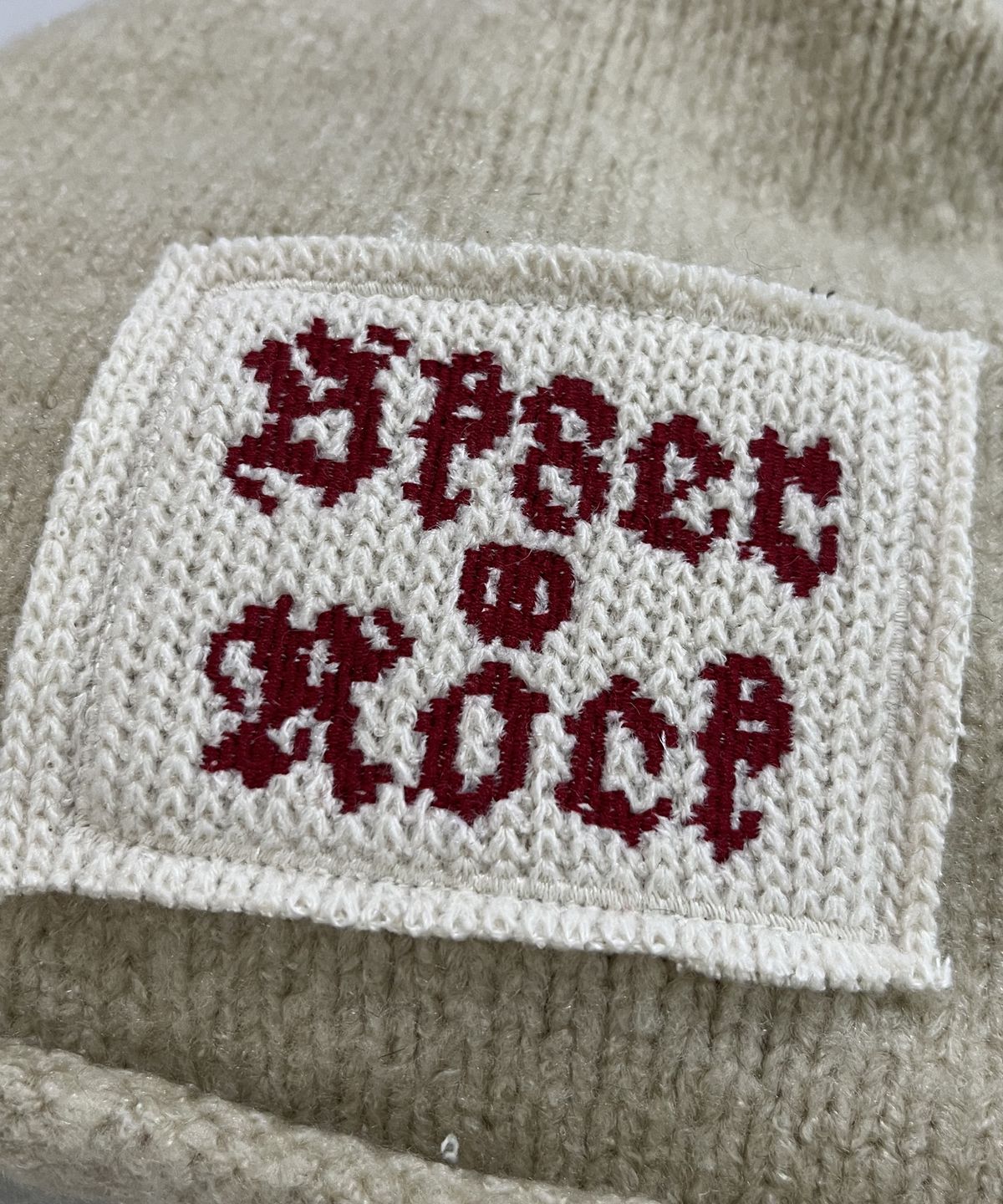 스케이터락(SK8ER ROCK) Rolled Back String Beanie ((cream))