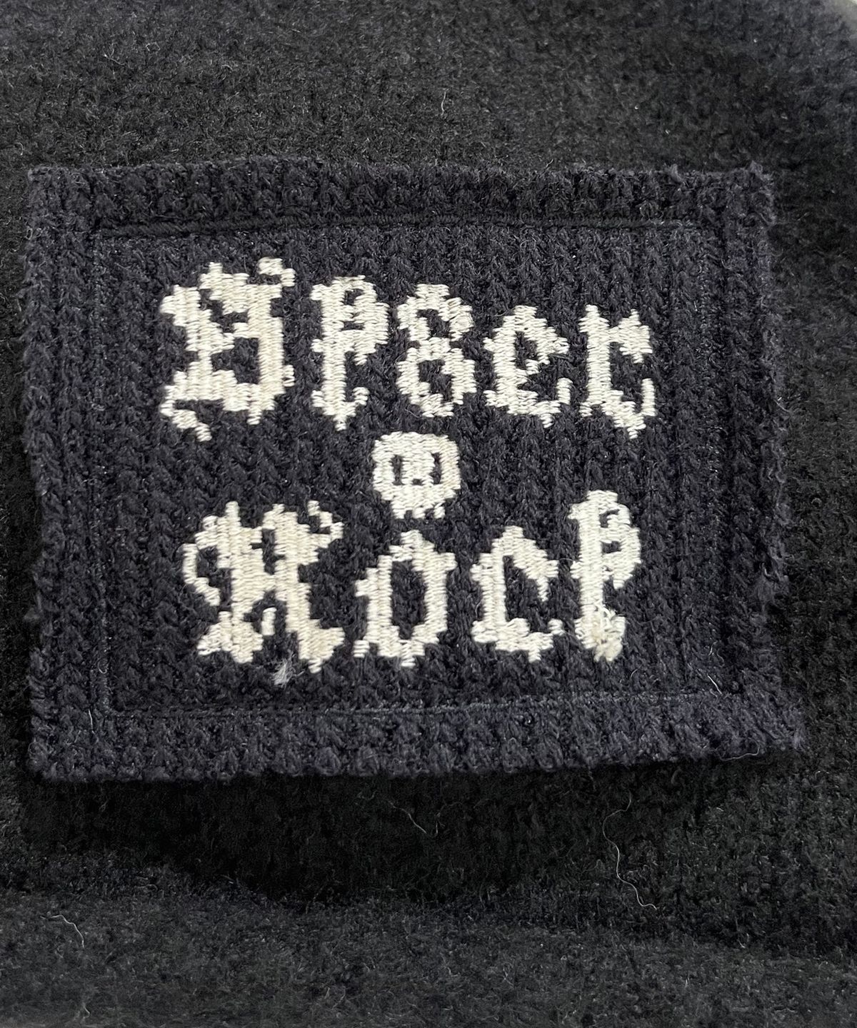스케이터락(SK8ER ROCK) Rolled Back String Beanie ((black))