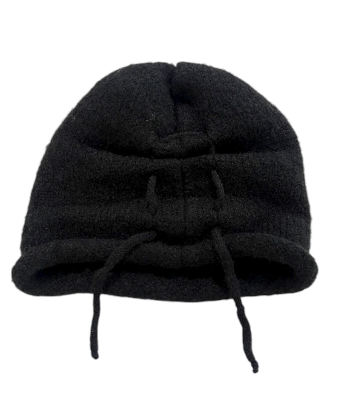 스케이터락(SK8ER ROCK) Rolled Back String Beanie ((black))