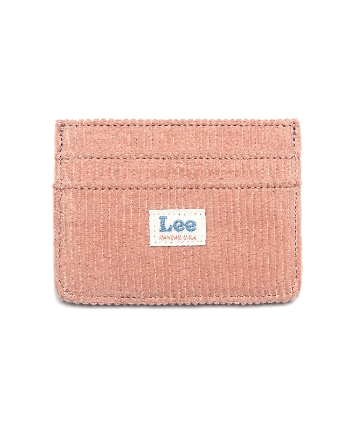 리(LEE) 코듀로이 카드 홀더 핑크