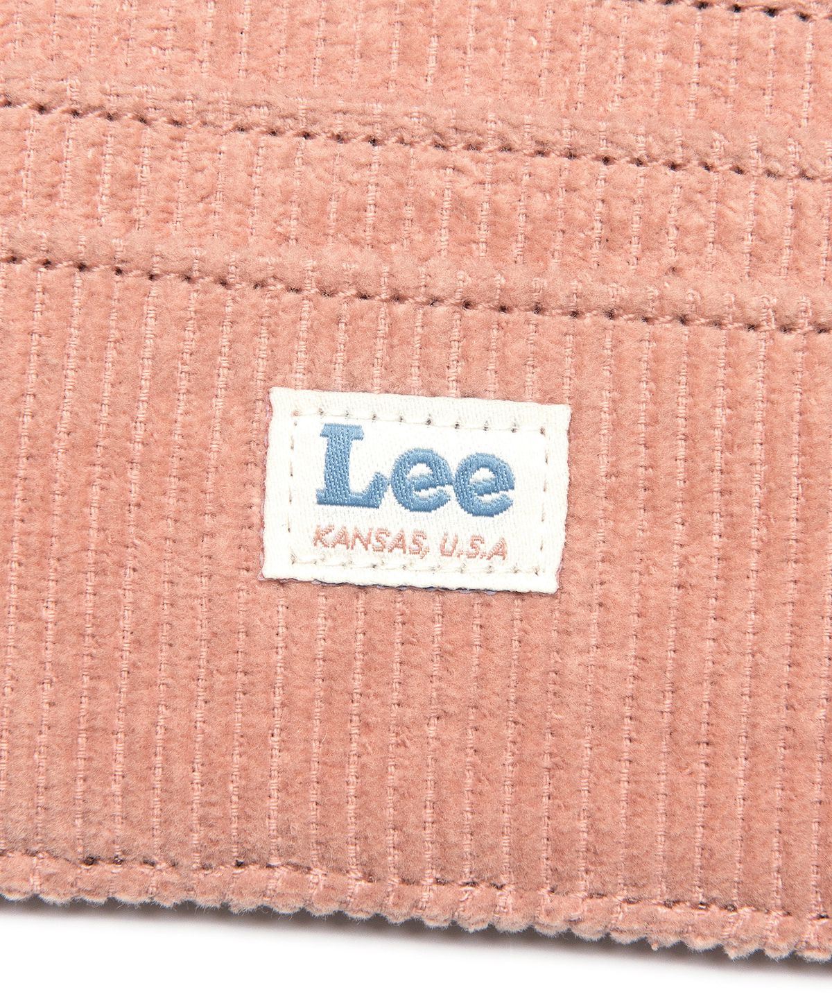 리(LEE) 코듀로이 카드 홀더 핑크