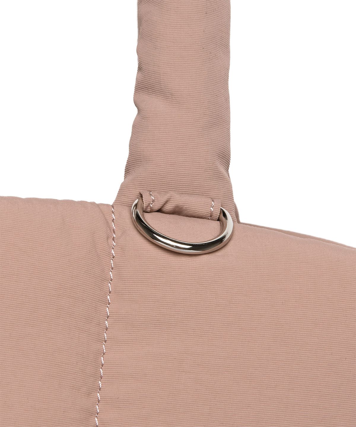 리(LEE) 퀼팅 스퀘어 토트백 핑크