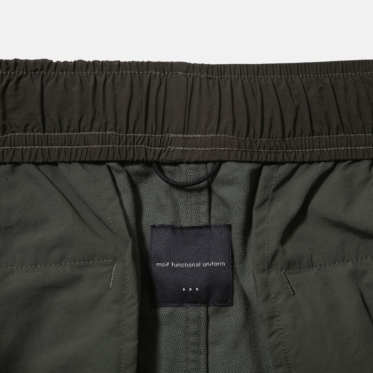 모이프(MOIF) [AW25] OVER MIL 6P BRUSHED PANTS / OLIVE