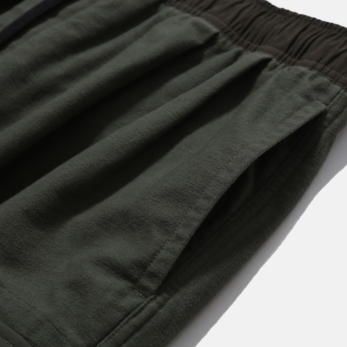 모이프(MOIF) [AW25] OVER MIL 6P BRUSHED PANTS / OLIVE