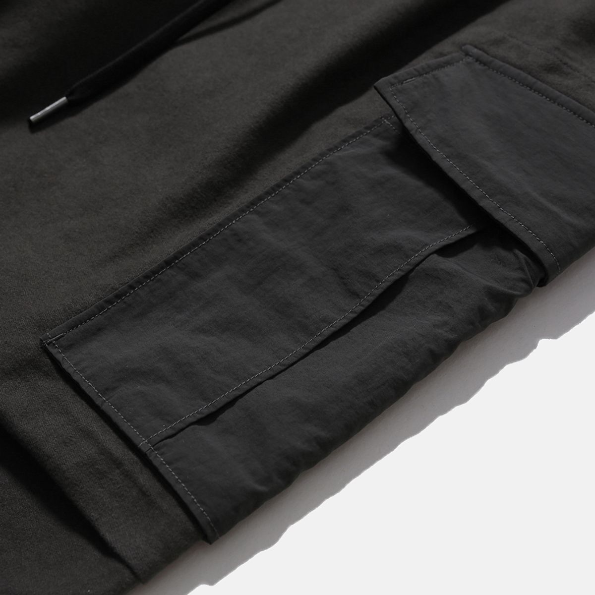 모이프(MOIF) [AW25] OVER MIL 6P BRUSHED PANTS / CHARCOAL