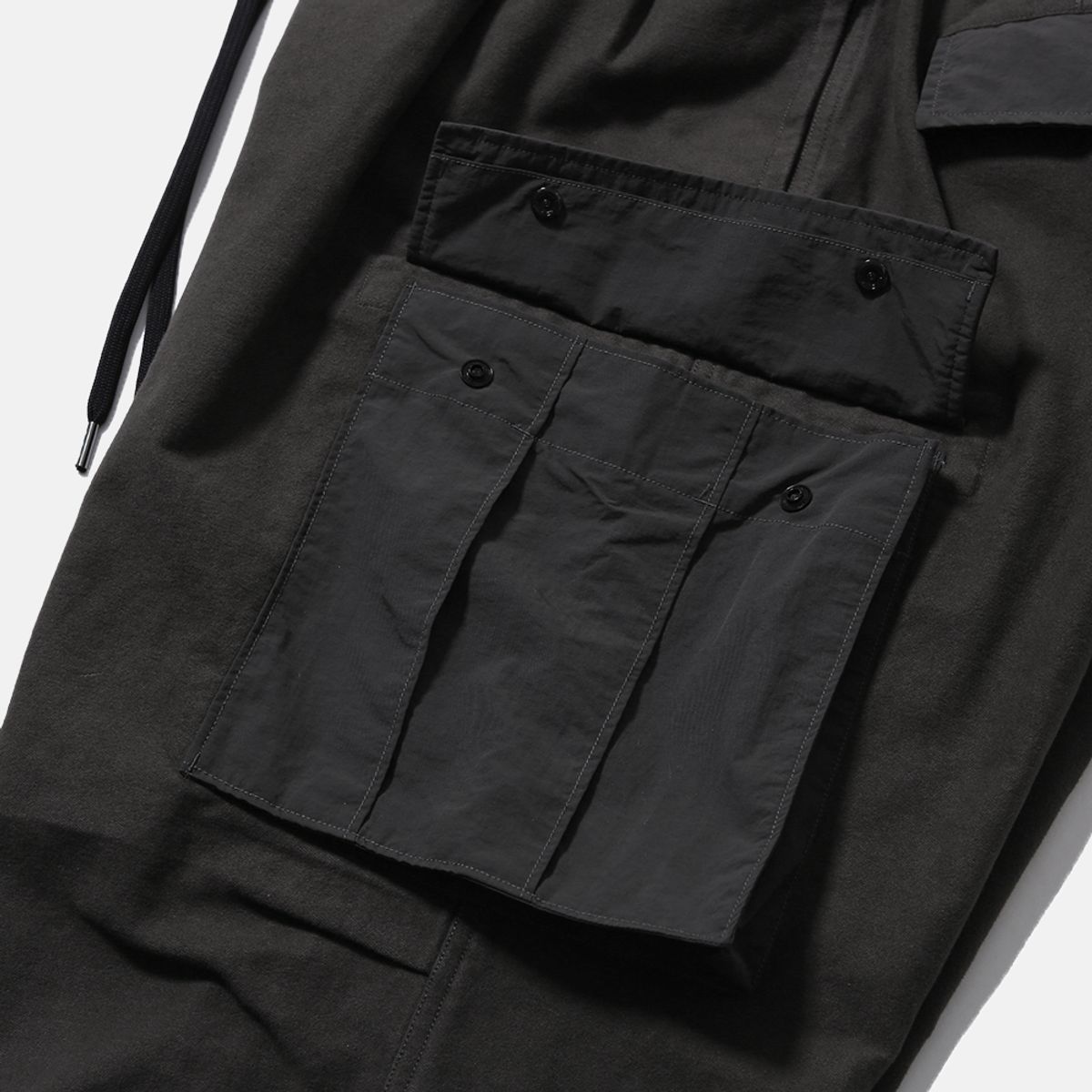 모이프(MOIF) [AW25] OVER MIL 6P BRUSHED PANTS / CHARCOAL