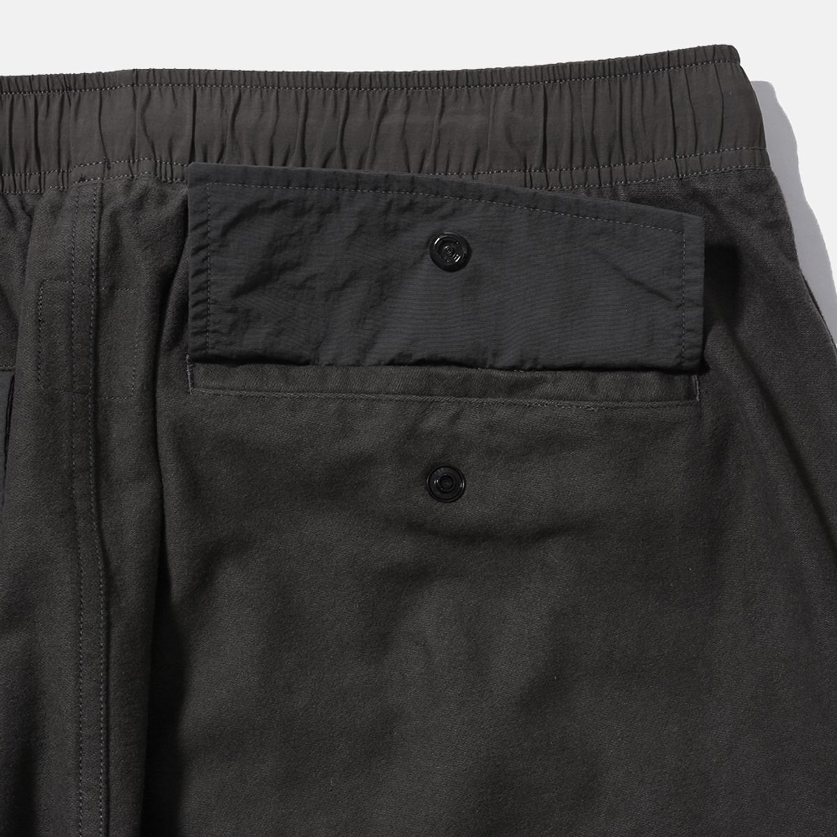 모이프(MOIF) [AW25] OVER MIL 6P BRUSHED PANTS / CHARCOAL