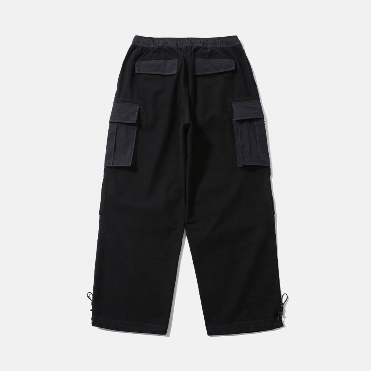 모이프(MOIF) [AW25] OVER MIL 6P BRUSHED PANTS / BLACK