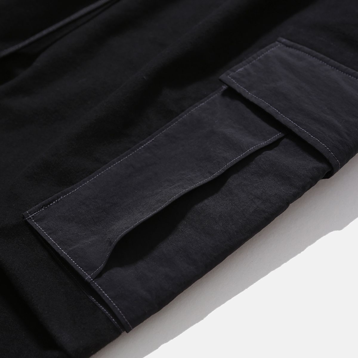 모이프(MOIF) [AW25] OVER MIL 6P BRUSHED PANTS / BLACK