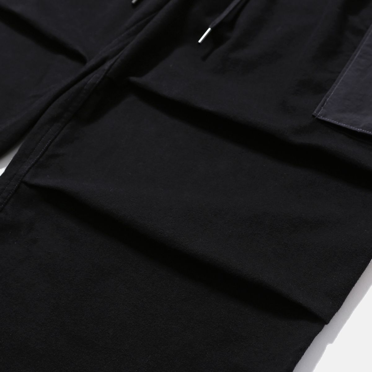 모이프(MOIF) [AW25] OVER MIL 6P BRUSHED PANTS / BLACK