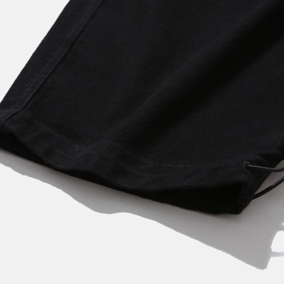 모이프(MOIF) [AW25] OVER MIL 6P BRUSHED PANTS / BLACK