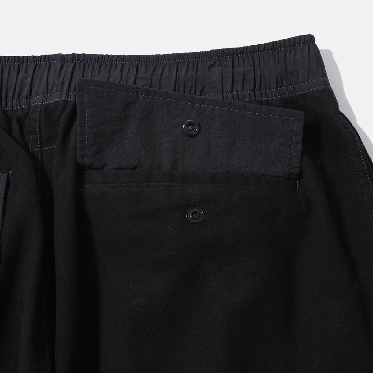 모이프(MOIF) [AW25] OVER MIL 6P BRUSHED PANTS / BLACK