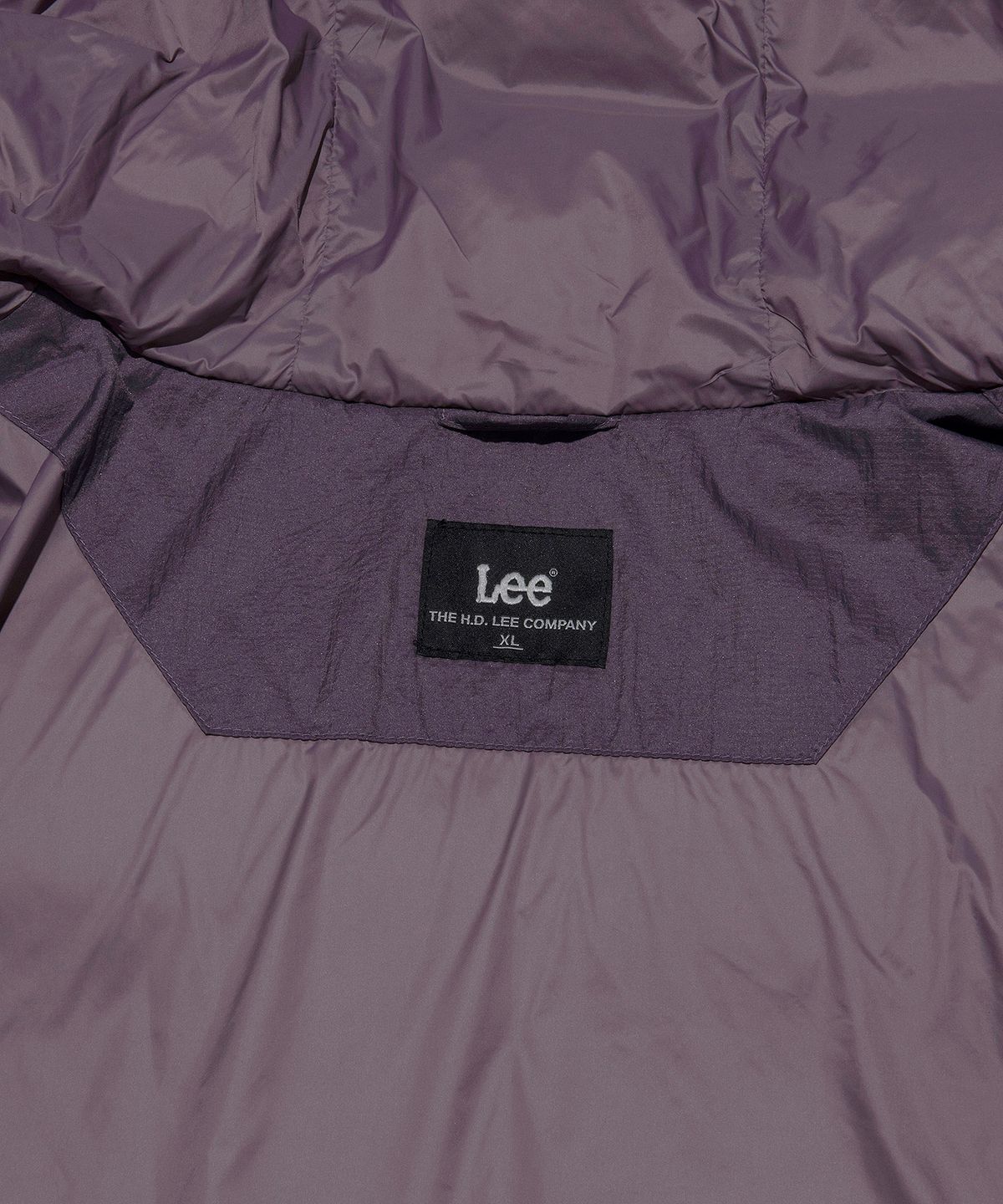 리(LEE) 후드 립스탑 푸퍼 다운 퍼플