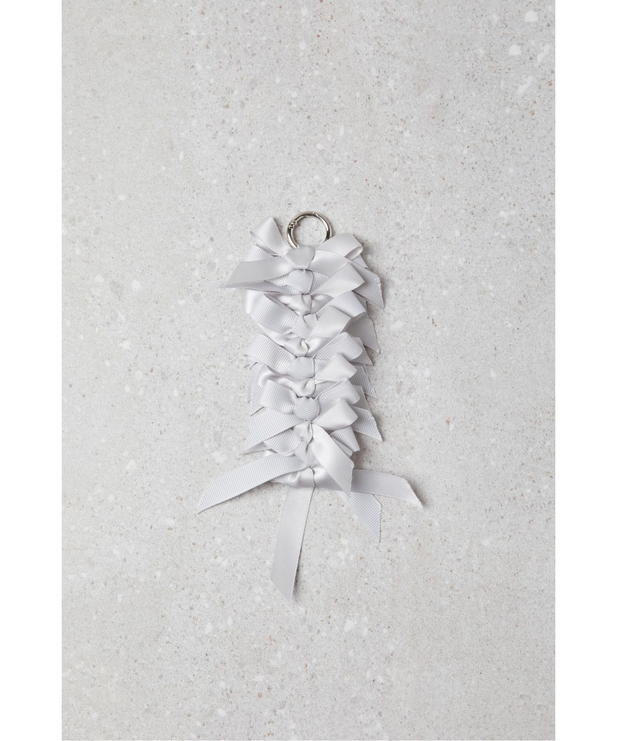 슈콤마보니(SUECOMMA BONNIE) Fev Ribbon brooch large(silver) DFAAA25507SVX