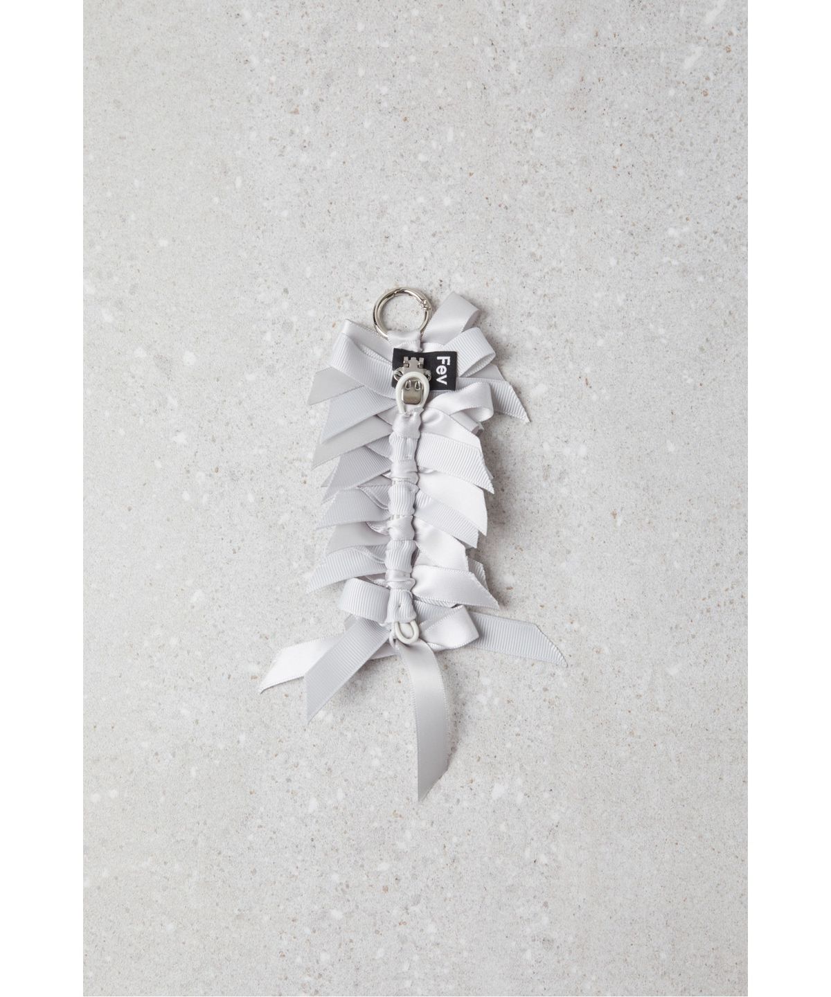 슈콤마보니(SUECOMMA BONNIE) Fev Ribbon brooch large(silver) DFAAA25507SVX