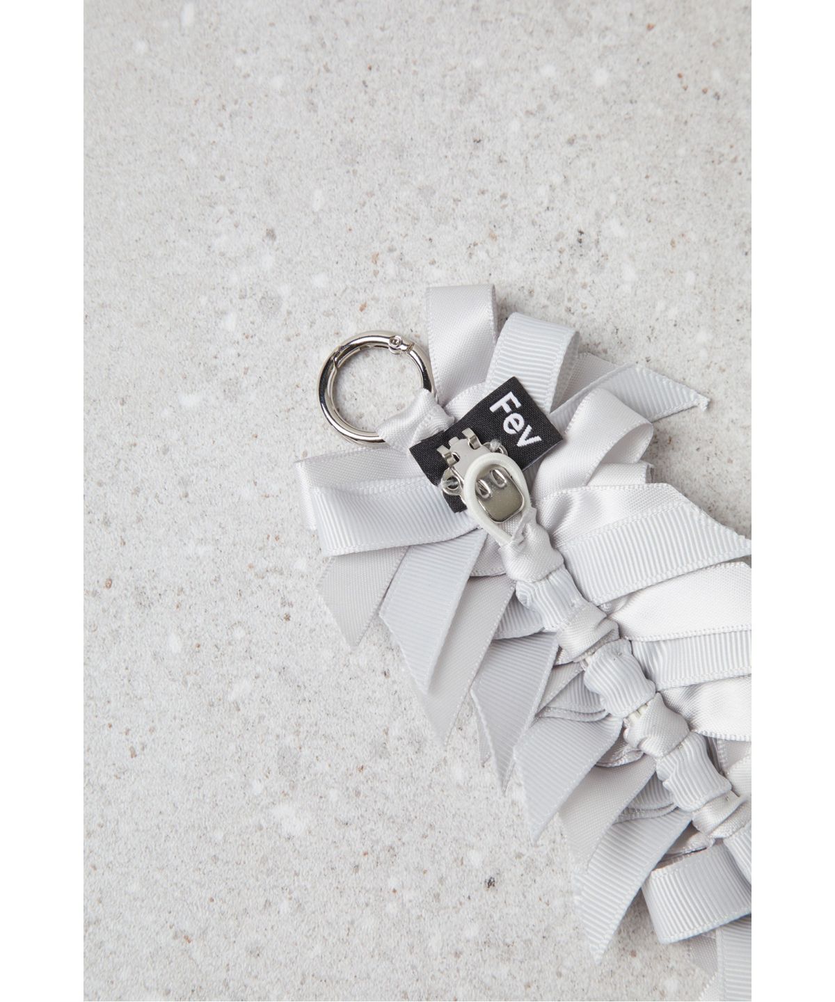 슈콤마보니(SUECOMMA BONNIE) Fev Ribbon brooch large(silver) DFAAA25507SVX