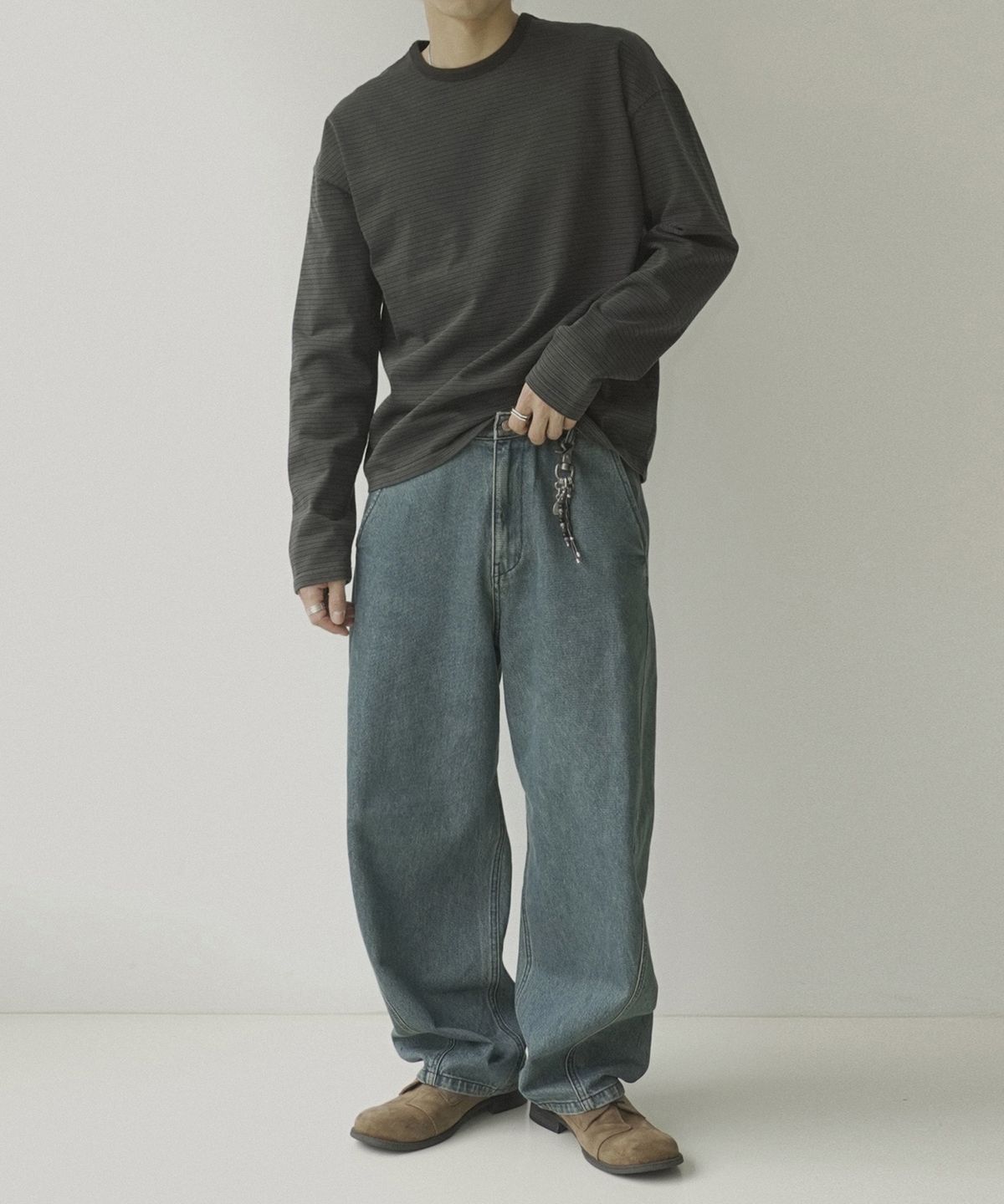 시도(SIIIIDO) BOGS MIX STRIPE LONG SLEEVE T #1