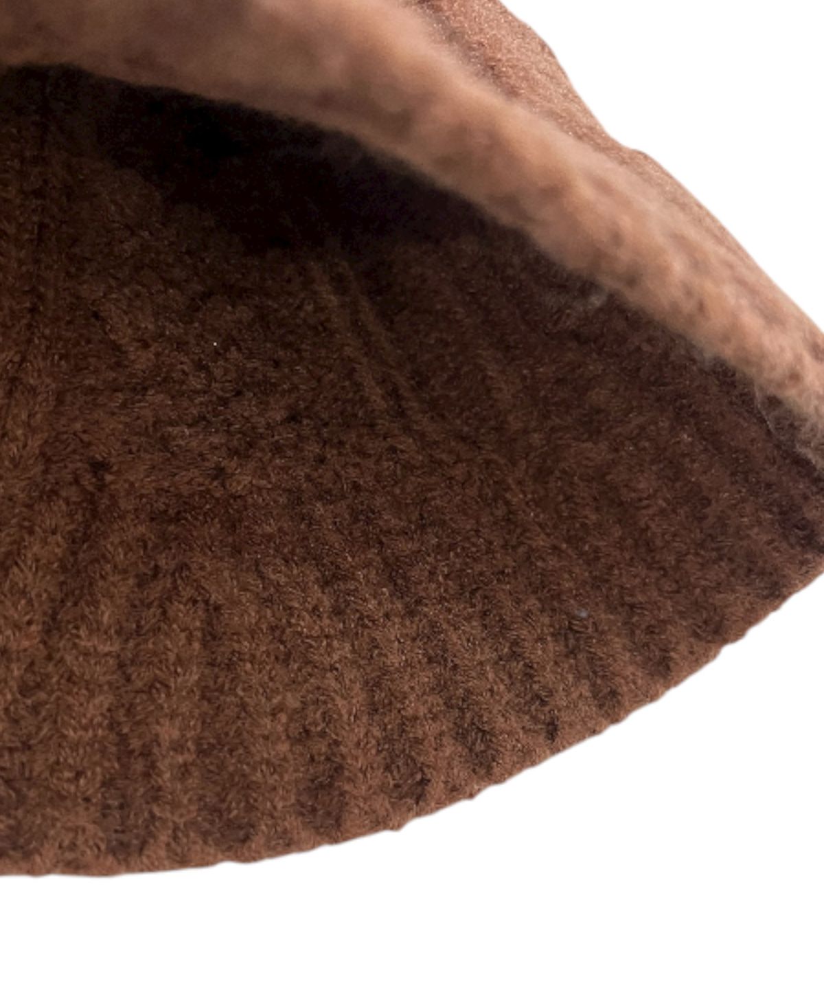 스케이터락(SK8ER ROCK) Cable Knit Cross Bucket Hat ((brown))