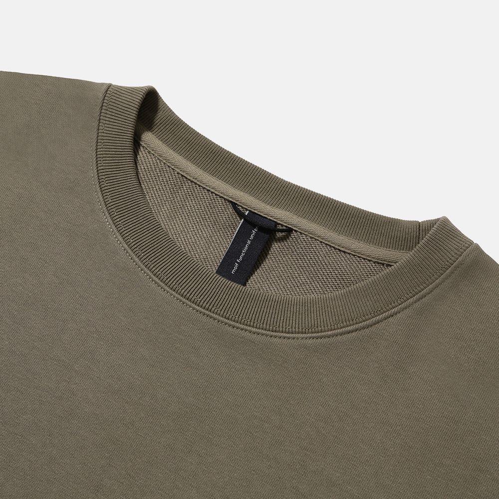 [AW25] BAGGY CREWNECK SWEAT / OLIVE