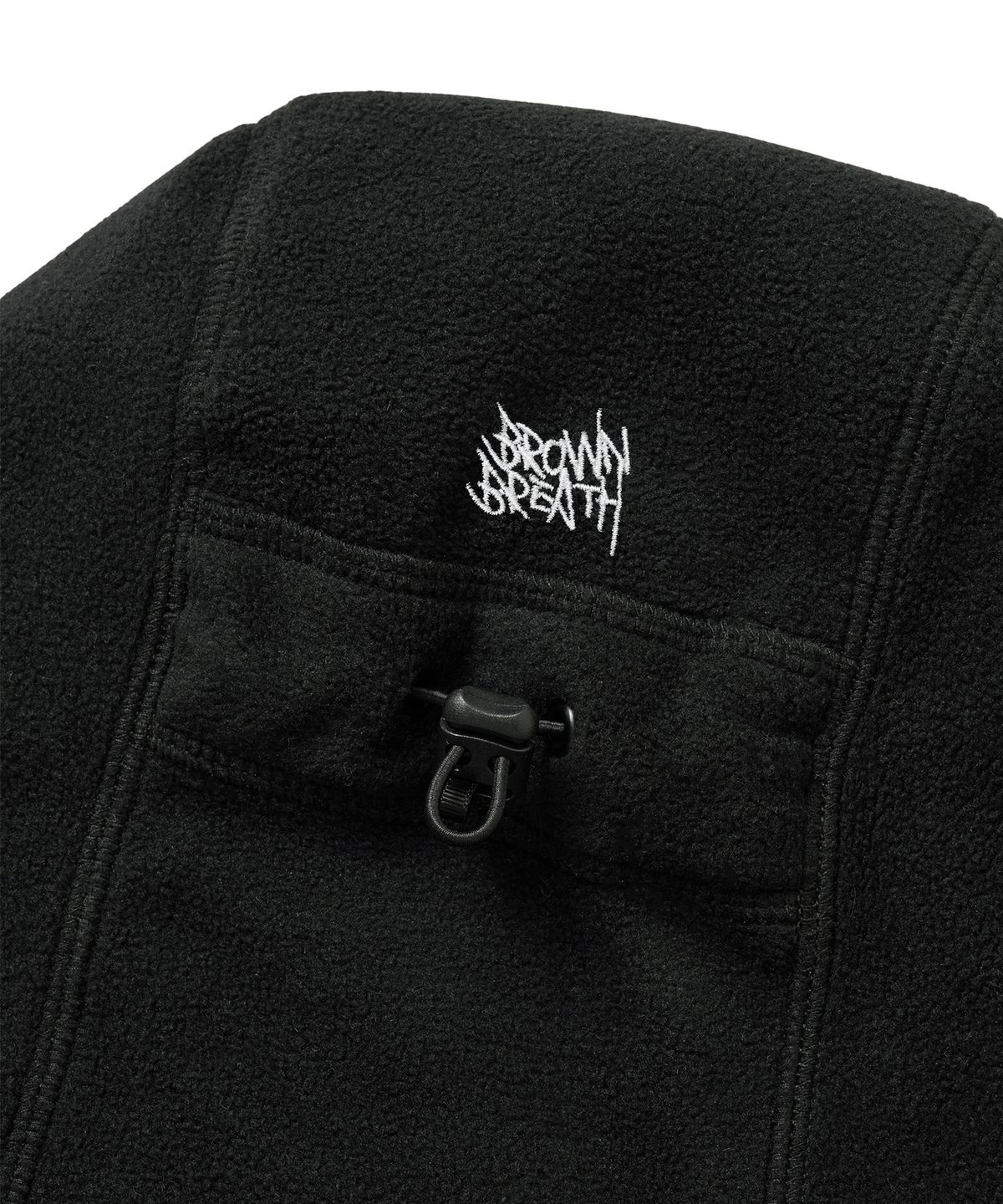 브라운브레스(BROWNBREATH) FLEECE BALACLAVA - BLACK