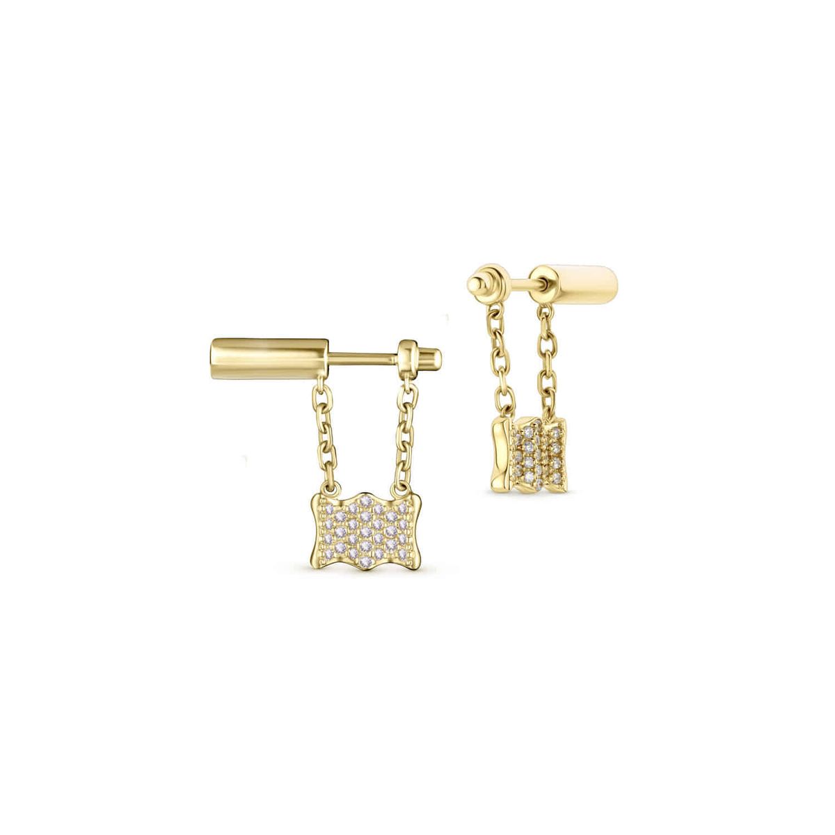 트렌카디즘(TRENCADISM) 다니엘 귀걸이 14K 골드 이어링 DANIELLE_Earring_DNE08HGPVP