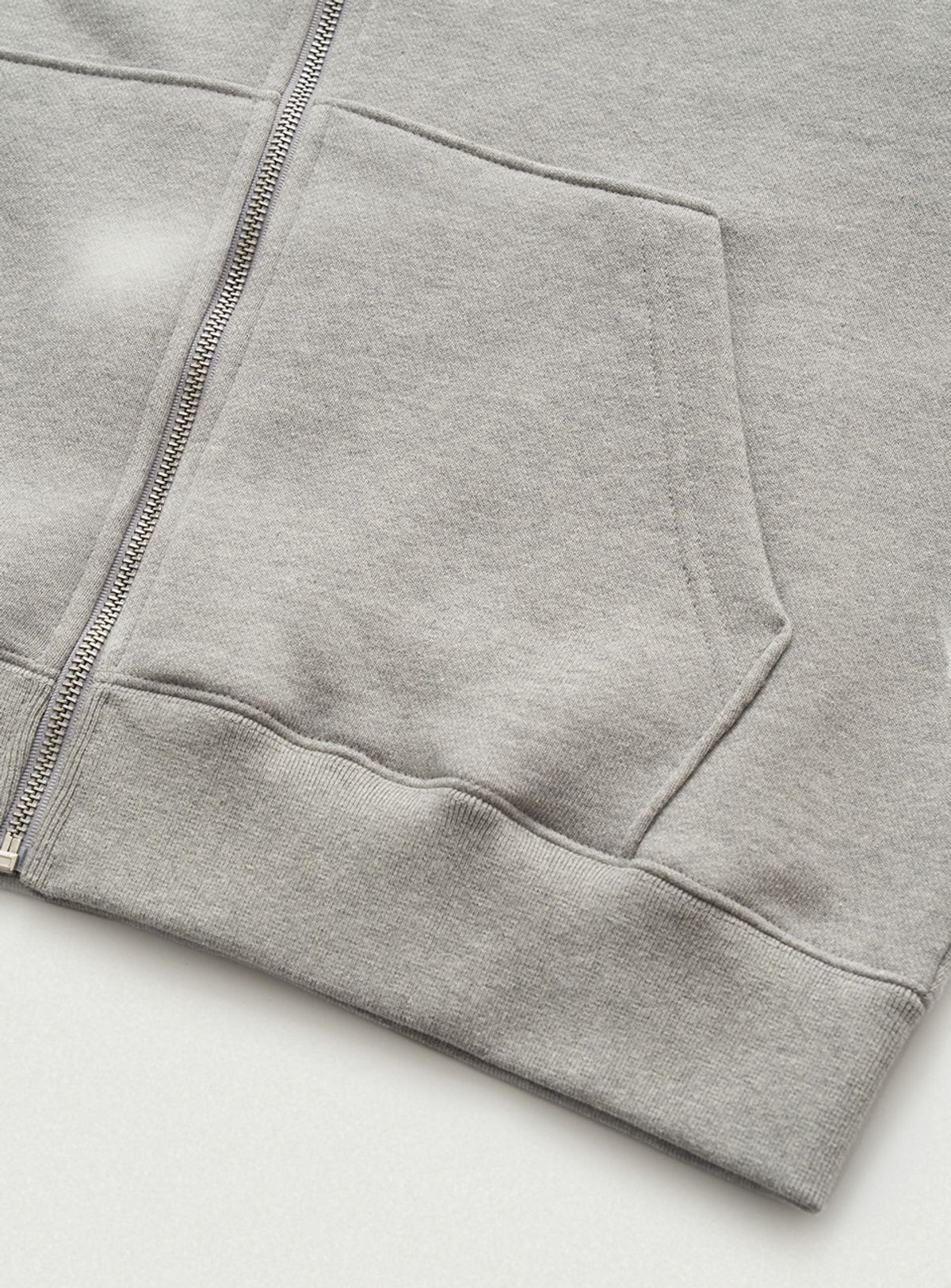 더바넷(THEBARNNET) Oversized Forde Sweat Zip-Up Hoodie Jacket_Grey