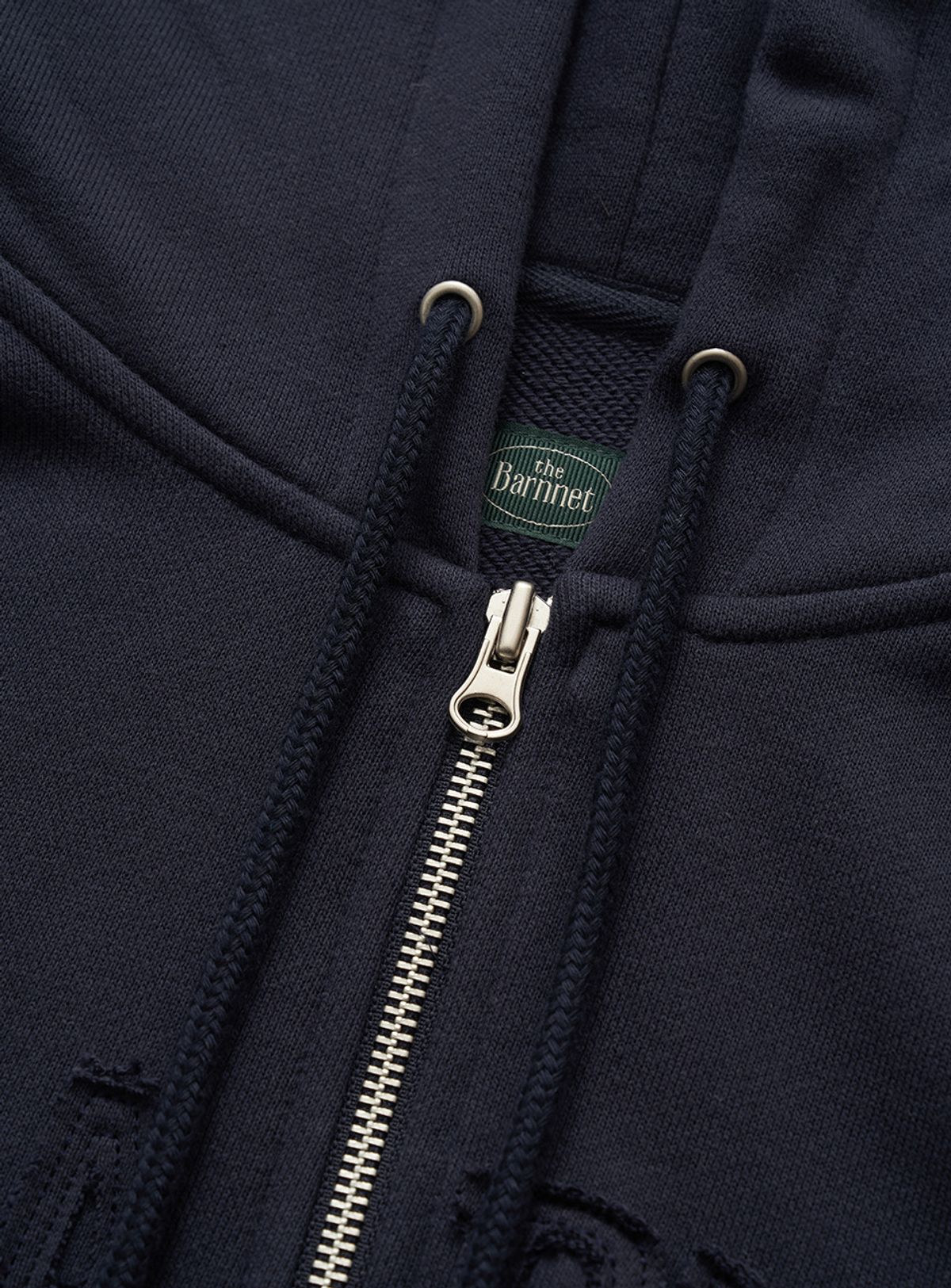 더바넷(THEBARNNET) Forde Sweat Zip-Up Hoodie Jacket_Navy