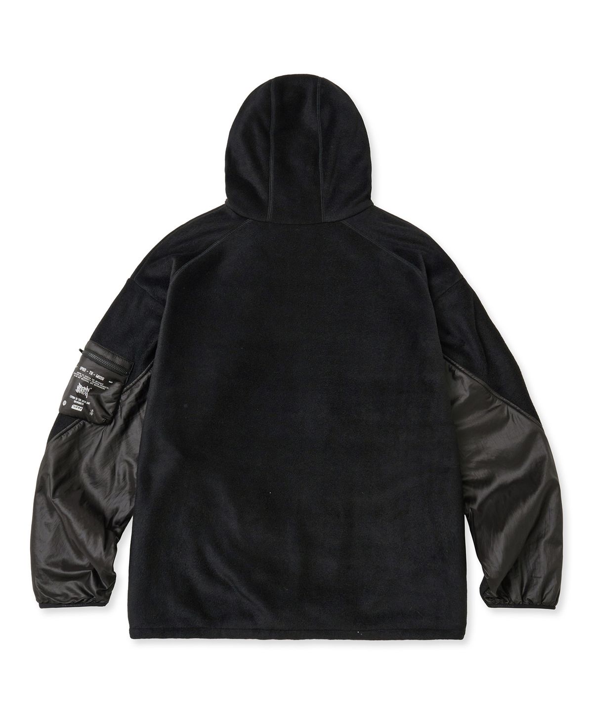 브라운브레스(BROWNBREATH) FLEECE BALACLAVA ANORAK - BLACK