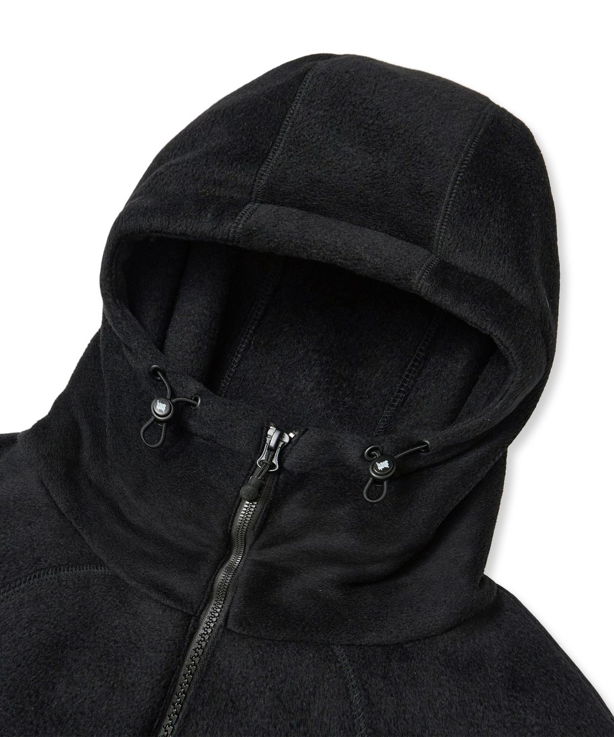 브라운브레스(BROWNBREATH) FLEECE BALACLAVA ANORAK - BLACK