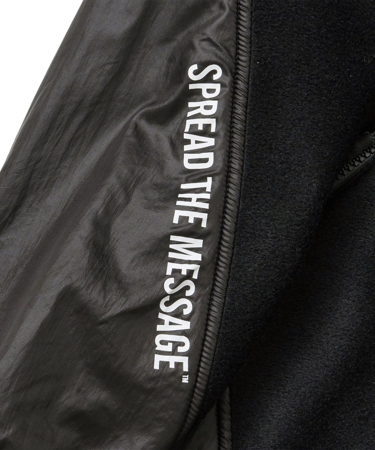 브라운브레스(BROWNBREATH) FLEECE BALACLAVA ANORAK - BLACK