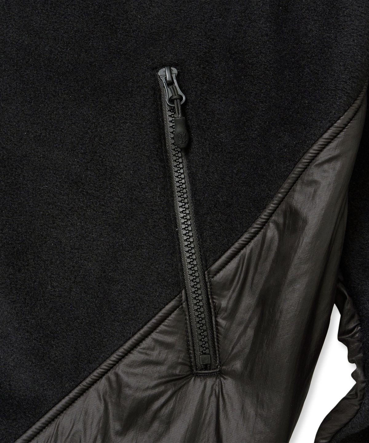 브라운브레스(BROWNBREATH) FLEECE BALACLAVA ANORAK - BLACK