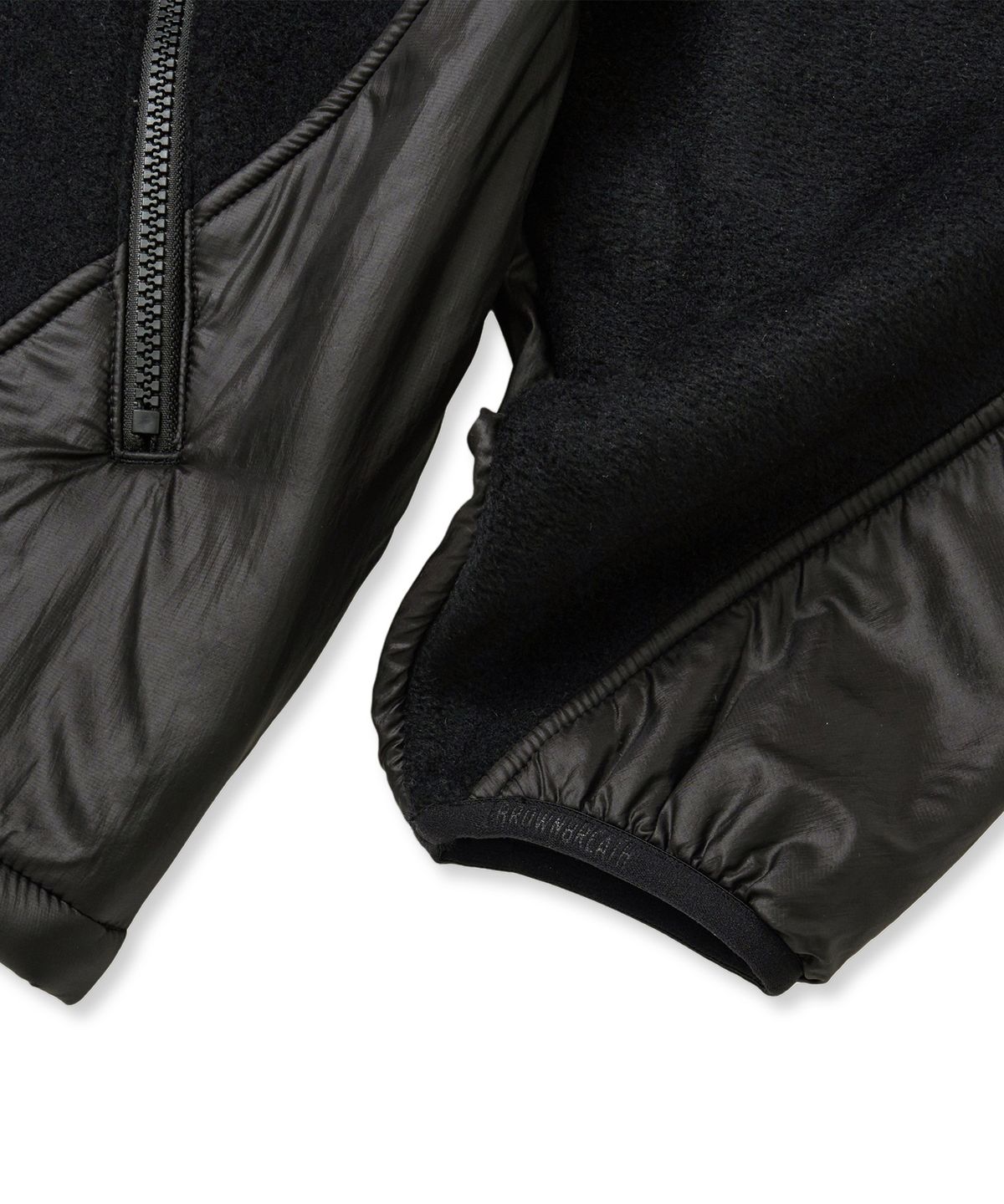 브라운브레스(BROWNBREATH) FLEECE BALACLAVA ANORAK - BLACK