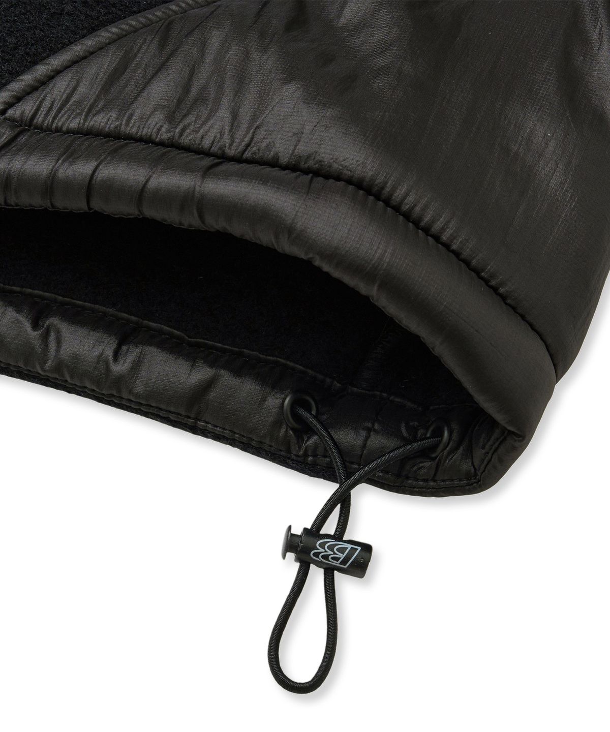 브라운브레스(BROWNBREATH) FLEECE BALACLAVA ANORAK - BLACK