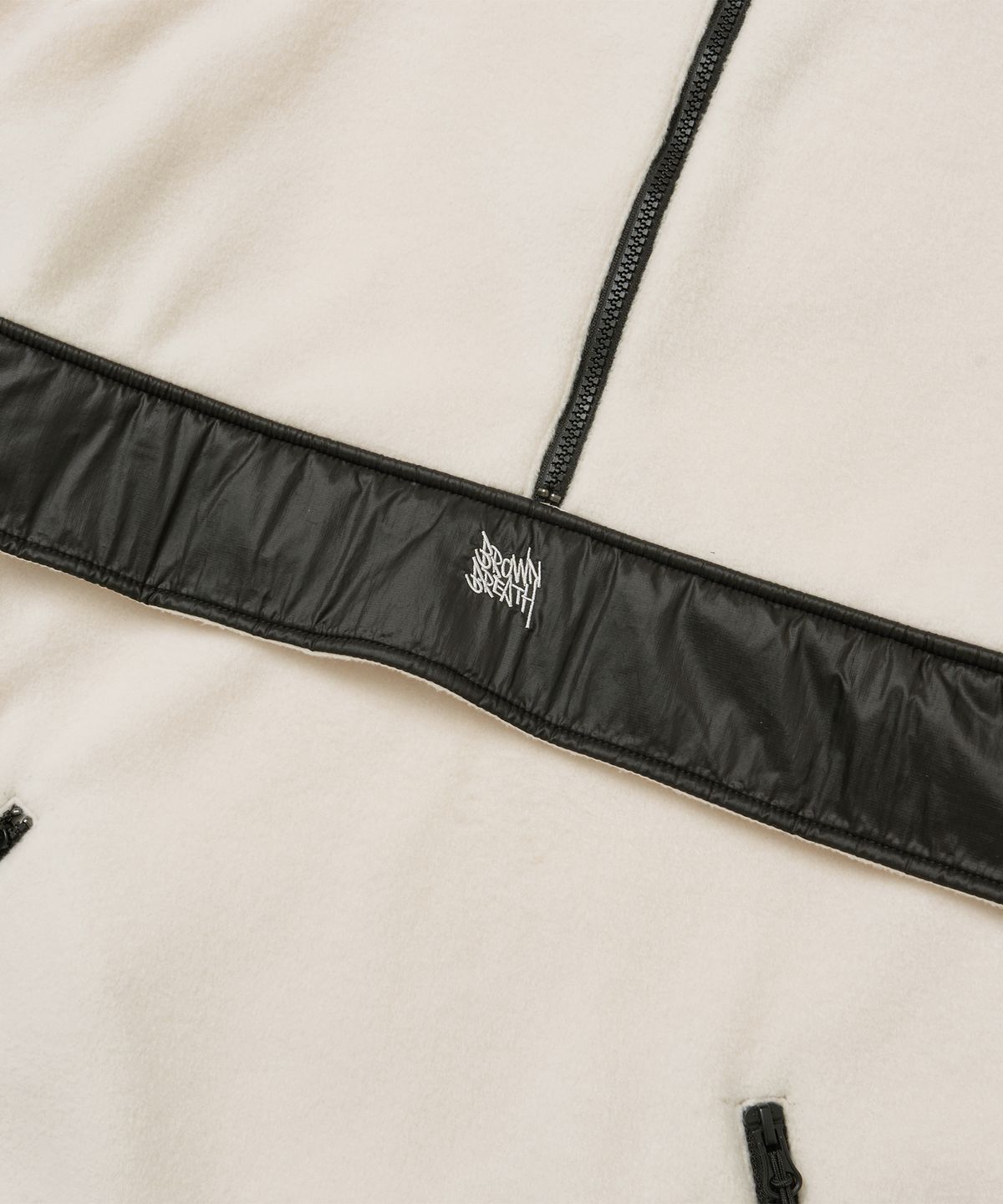 브라운브레스(BROWNBREATH) FLEECE BALACLAVA ANORAK - IVORY