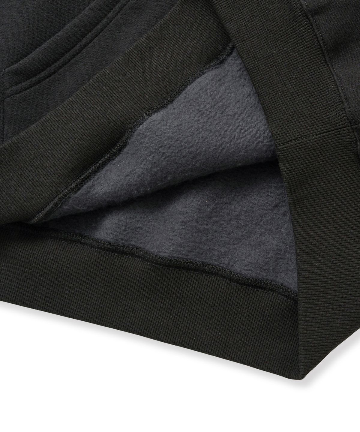브라운브레스(BROWNBREATH) NIGHT TAG HOODIE - CHARCOAL