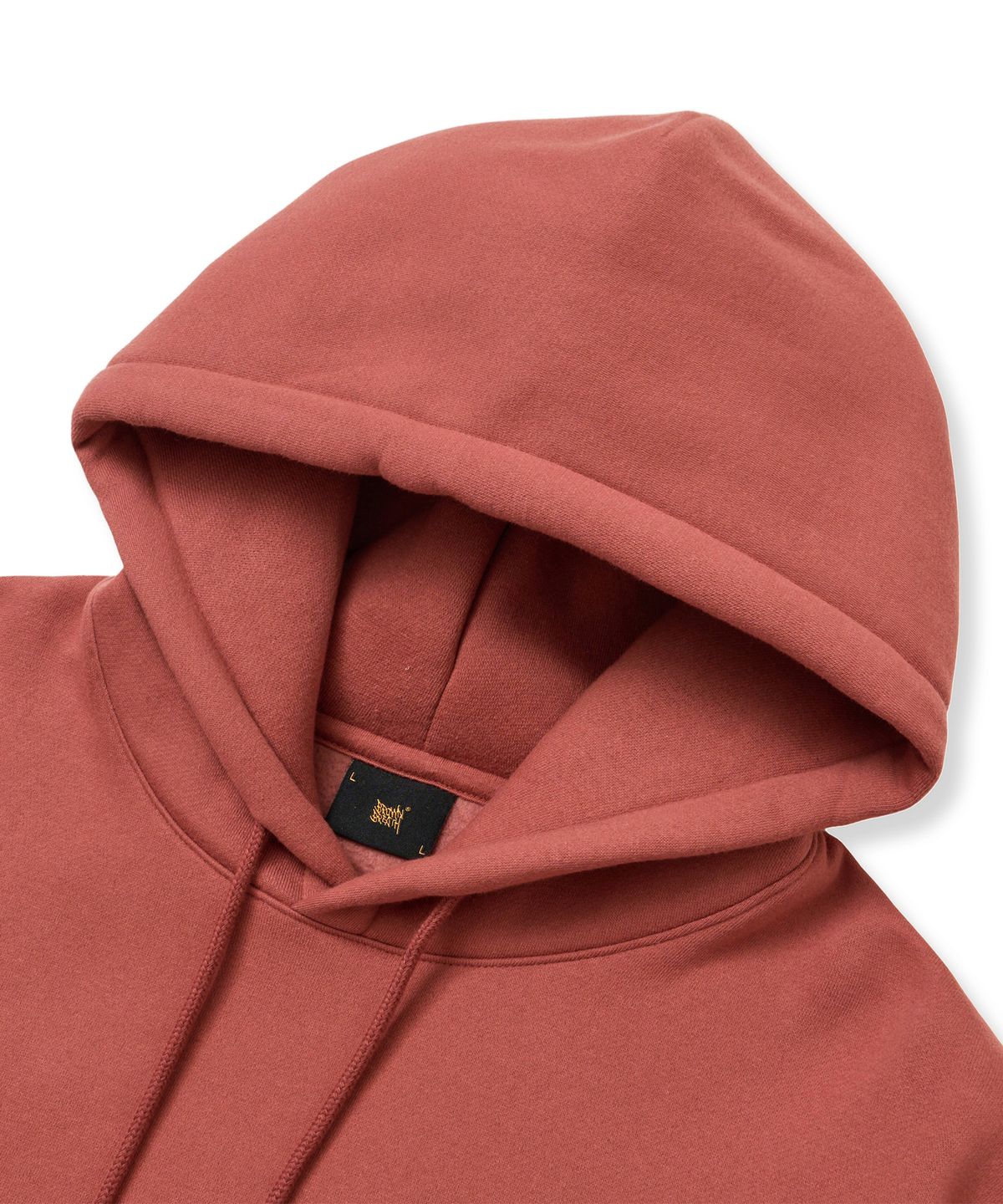 브라운브레스(BROWNBREATH) NIGHT TAG HOODIE - ORANGE