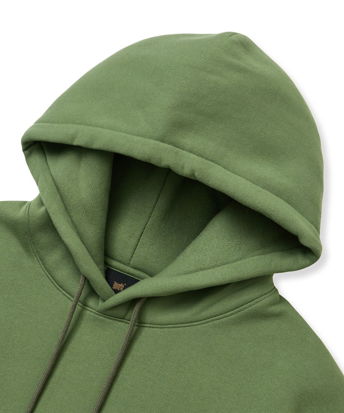 브라운브레스(BROWNBREATH) NIGHT TAG HOODIE - OLIVE