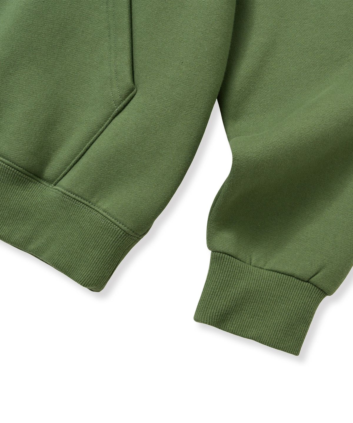 브라운브레스(BROWNBREATH) NIGHT TAG HOODIE - OLIVE