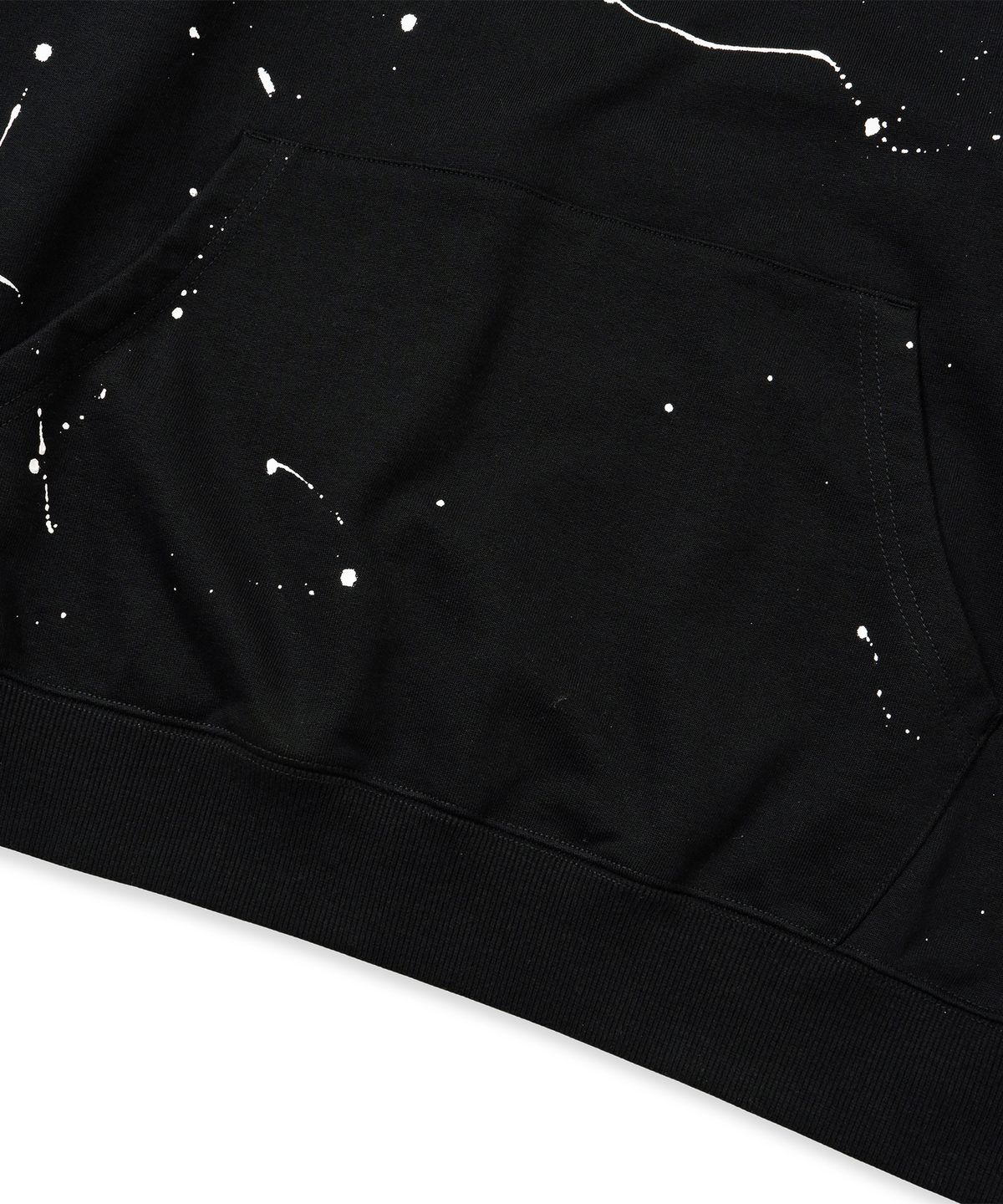 브라운브레스(BROWNBREATH) PAINTED HOODIE - BLACK