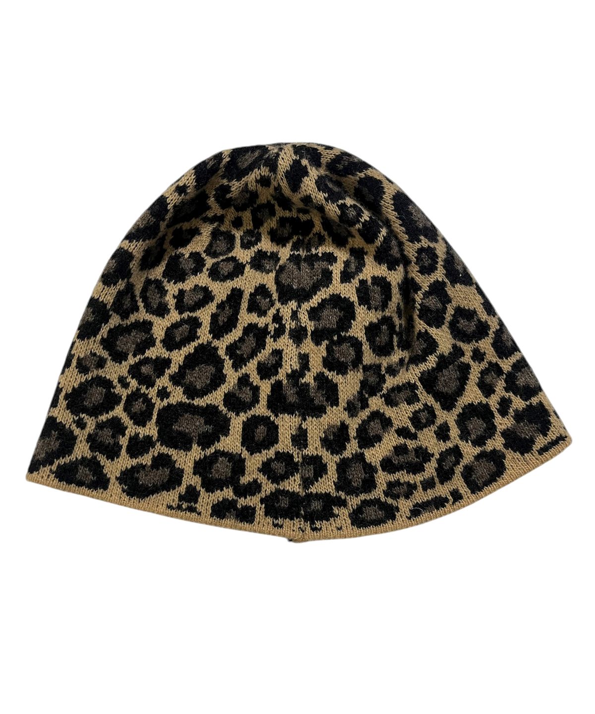 스케이터락(SK8ER ROCK) Cross Leopard Jacquard Beanie ((beige))