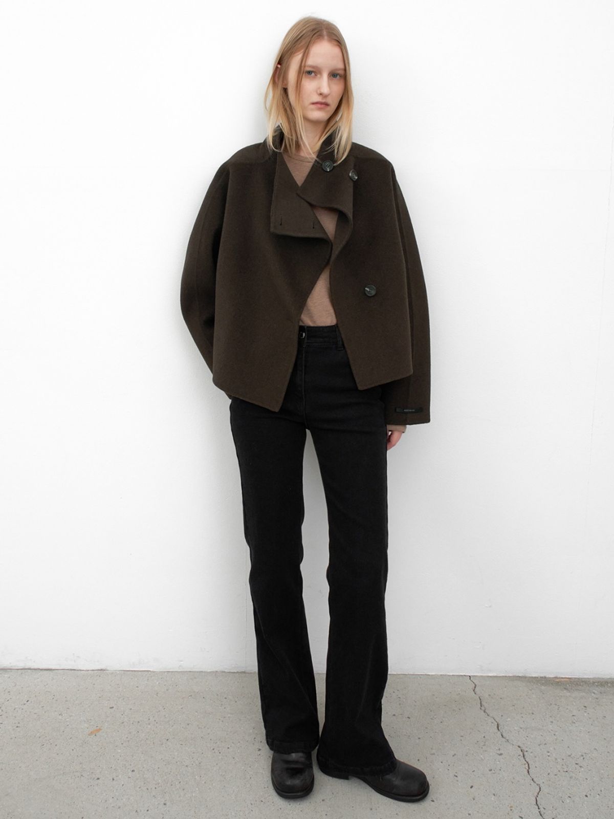 아틀리에 나인(ATELIER NAIN) CATHY WOOL HANDMADE SHORT COAT(CT-1463)