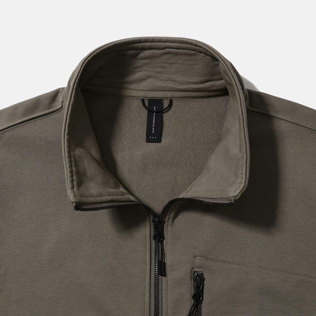 모이프(MOIF) [AW25] BAGGY HALF-ZIP SWEAT / OLIVE