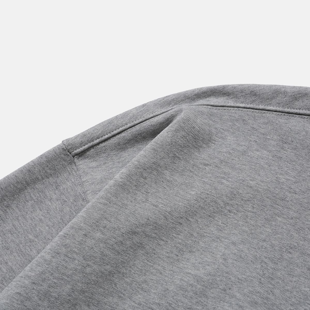 모이프(MOIF) [AW25] BAGGY HALF-ZIP SWEAT / HEATHER GRAY
