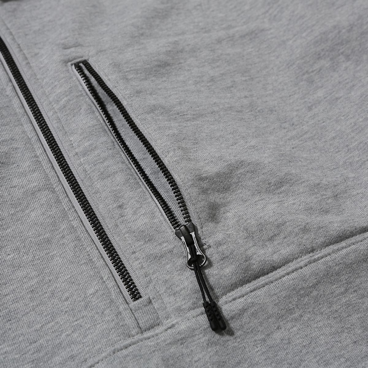 모이프(MOIF) [AW25] BAGGY HALF-ZIP SWEAT / HEATHER GRAY