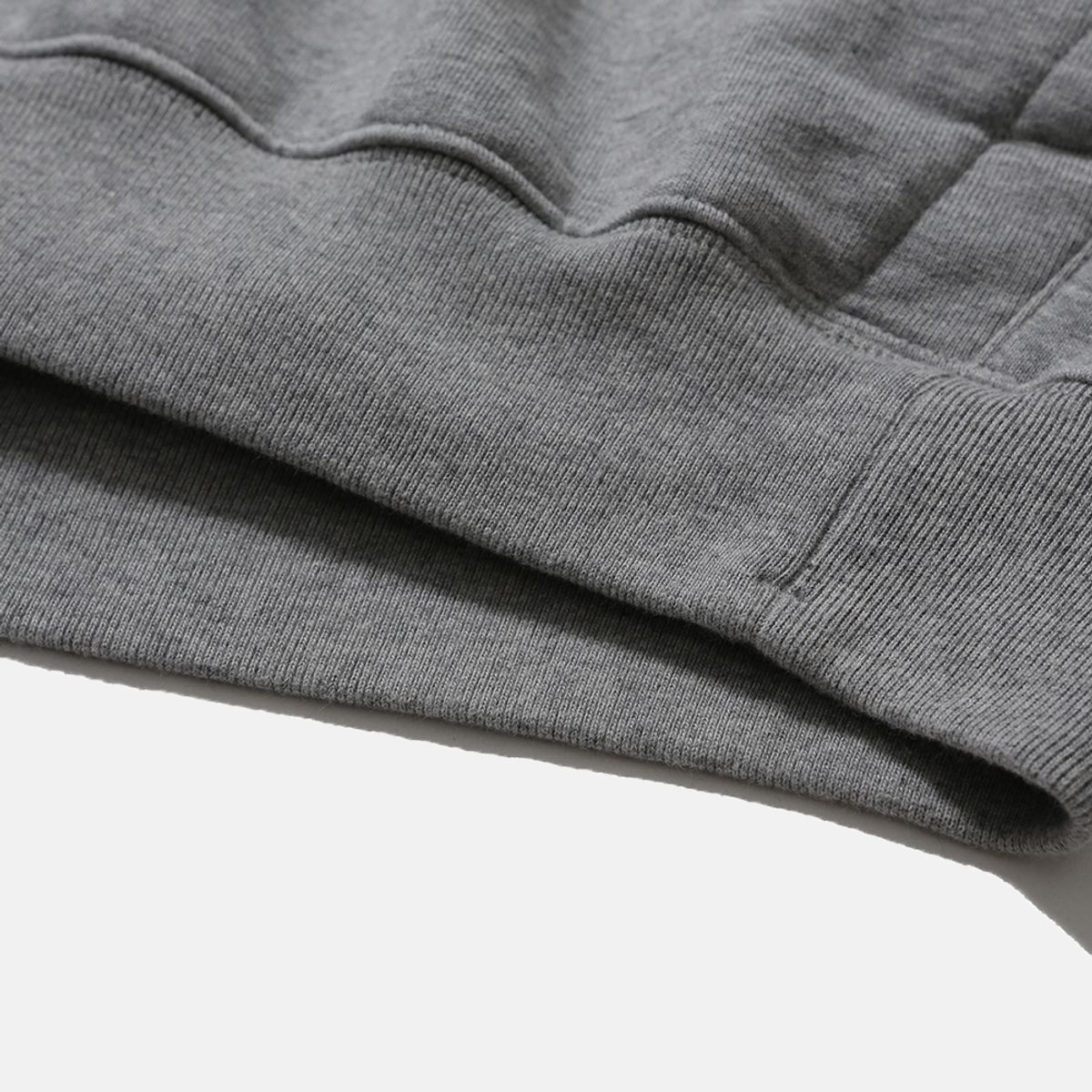 모이프(MOIF) [AW25] BAGGY HALF-ZIP SWEAT / HEATHER GRAY