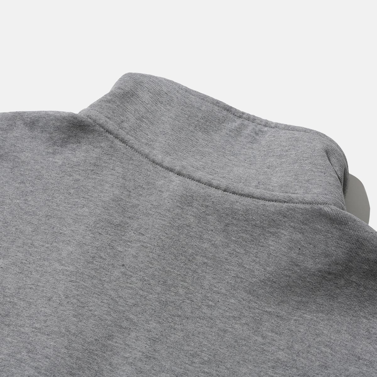 모이프(MOIF) [AW25] BAGGY HALF-ZIP SWEAT / HEATHER GRAY