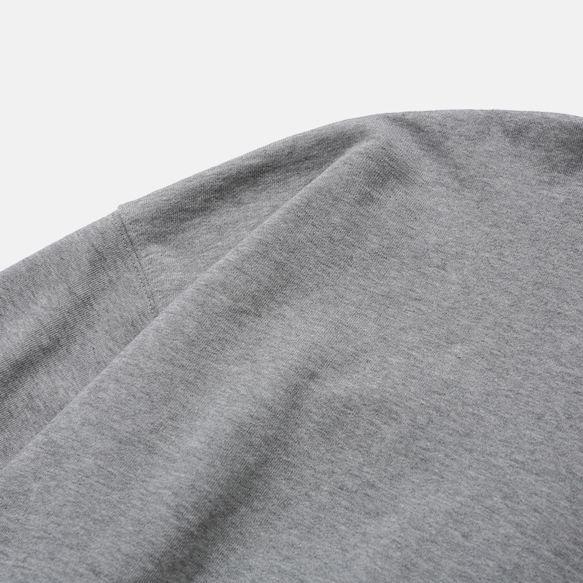 모이프(MOIF) [AW25] BAGGY HALF-ZIP SWEAT / HEATHER GRAY