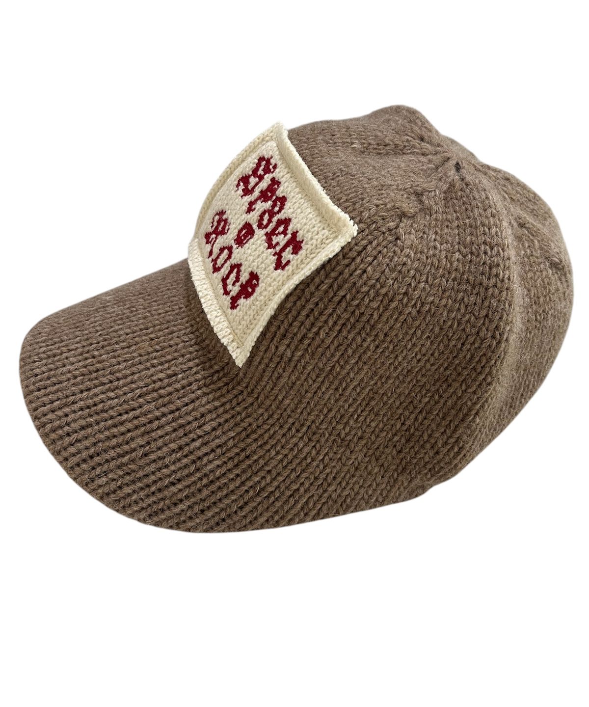 스케이터락(SK8ER ROCK) Patchwork Knit Ball Cap ((beige))
